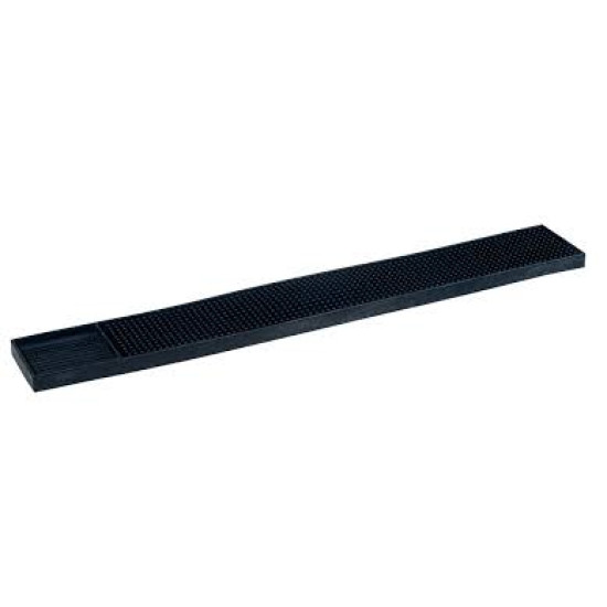 BAR MAT - 80MM X 680MM (BLACK)