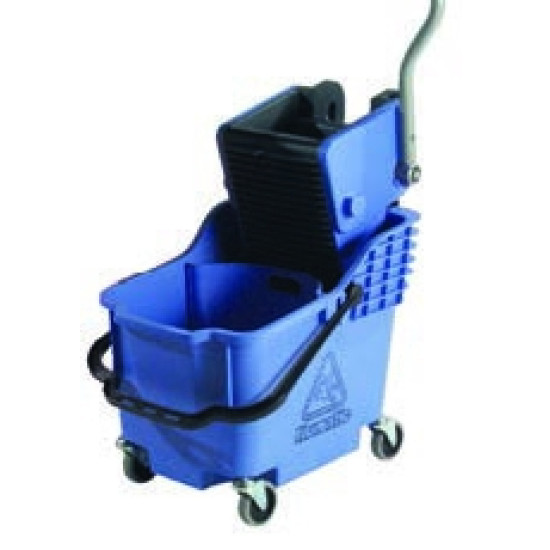 NUMATIC PLASTIC BUCKET & WRINGER - BLUE - DUAL COM