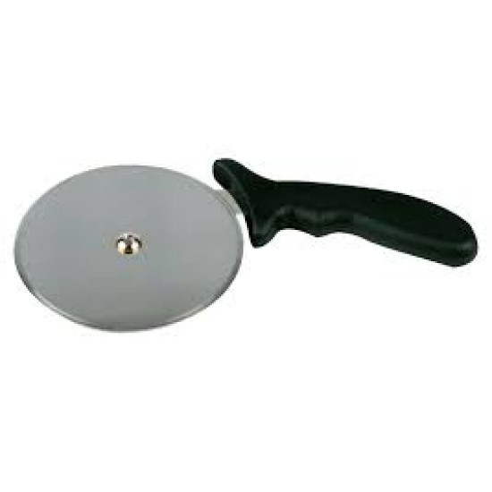 PIZZA CUTTER (BLACK) PLASTIC HANDLE - 100MM