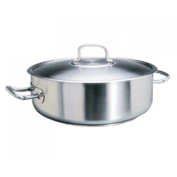 POT S/STEEL LOW CASSEROLE - 19.5LT