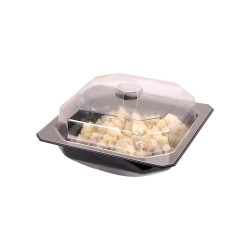SALADWARE - SALAD BOWL (BLACK) 250MM X 250MM X 65M