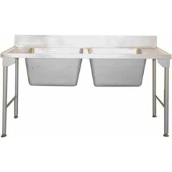 DOUBLE BOWL SINK SHALLOW