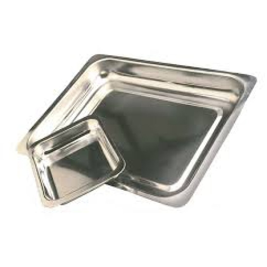 STEAK & KIDNEY DISH S/STEEL - SK4 - 395MM X 275MM