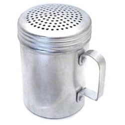 SALT SHAKER ALUMINIUM WITH HANDLE 65MM X 90MM