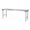 TABLE 1.7M PLAINTOP S/STEEL