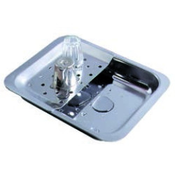 TOT DRAINER S/STEEL 200MM X 160MM X 35MM