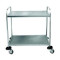 TEA TROLLEY S/STEEL GLOBAL - 2 SHELF - 910MM X 850