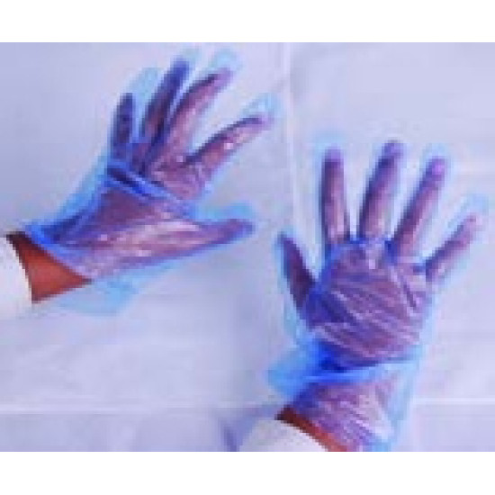 DISPOSABLE DELI GLOVES - BLUE - PACK OF 100