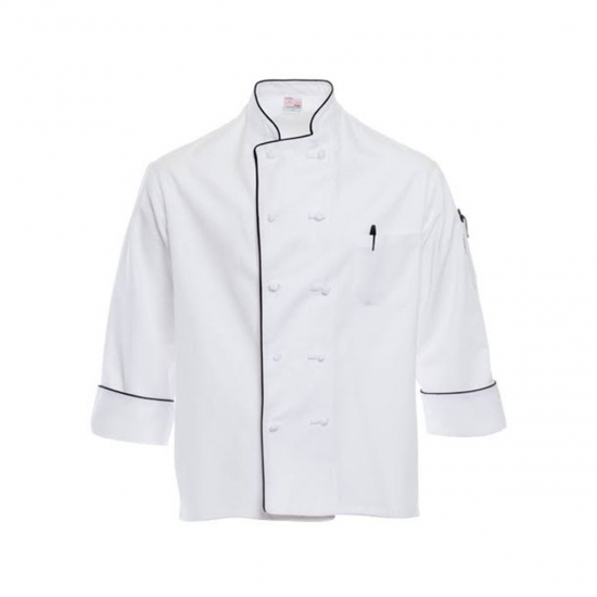 CHEFS UNIFORM JACKET BASIC LONG - XX LARGE