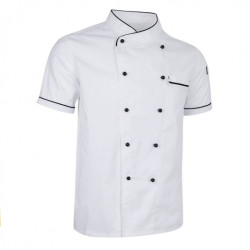 CHEFS UNIFORM JACKET BASIC SHORT - X LARGE