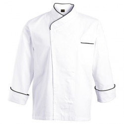 CHEFS UNIFORM JACKET BASIC POP BUTTON - X LARGE