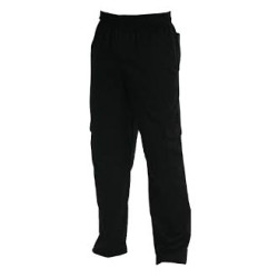 CHEFS UNIFORM - CARGO'S BLACK - MEDIUM
