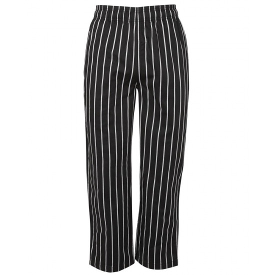 CHEFS UNIFORM - BAGGIES BLACK PIN STRIPE -SMALL