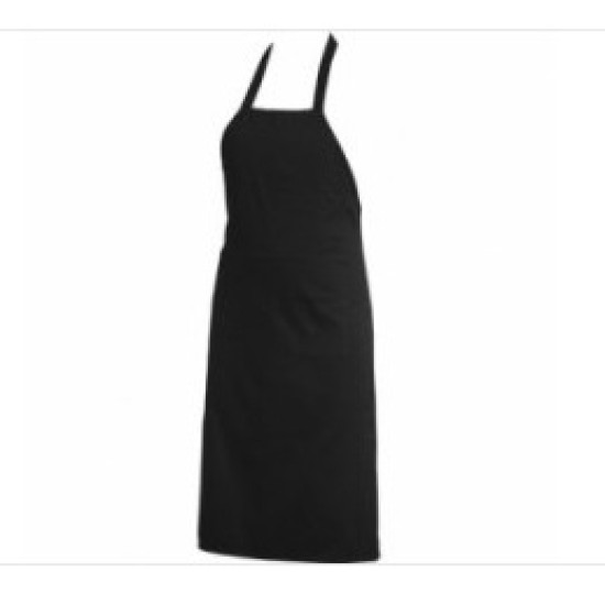 CHEFS UNIFORM - FULL BIB BLACK APRON