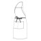 CHEFS UNIFORM - FULL BIB WHITE APRON