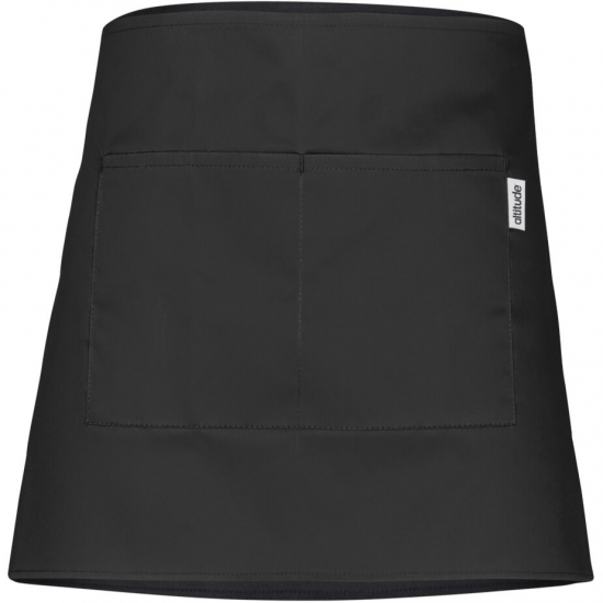 CHEFS UNIFORM - BLACK BAR APRON
