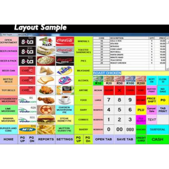 POS SYSTEM SAM SOFTWARE 10607