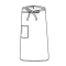 CHEFS UNIFORM - BISTRO WHITE APRON